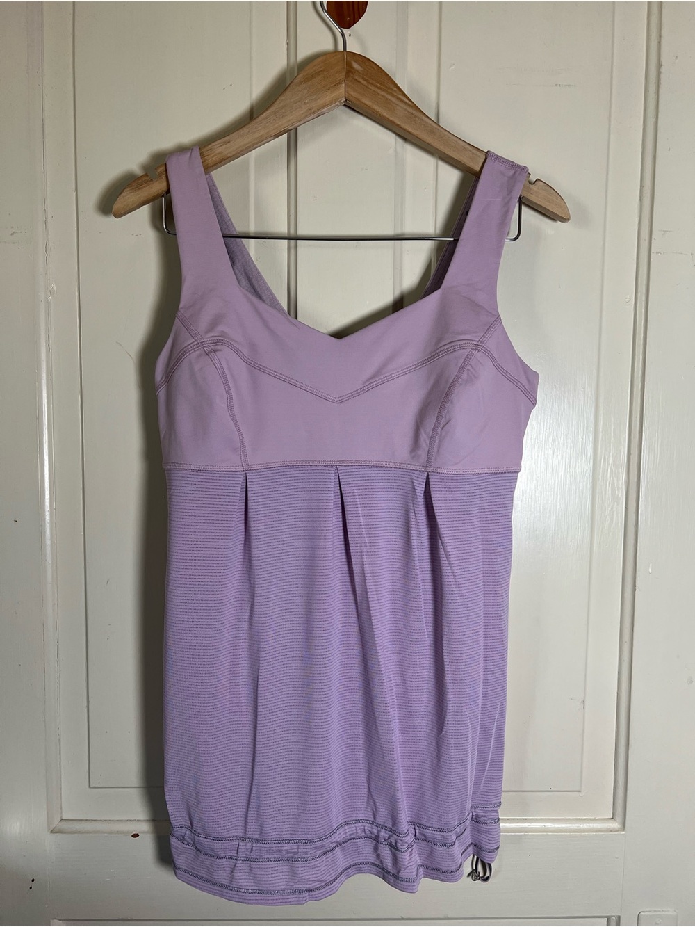 Lululemon Women Run Tame Me Tank Rose Quartz Size 8 *FLAWS*